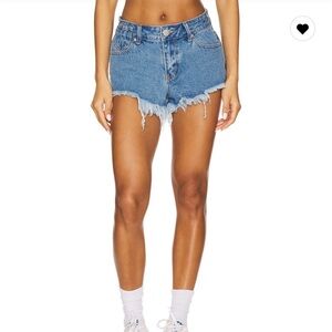Superdown Classic Blue Denim Shorts